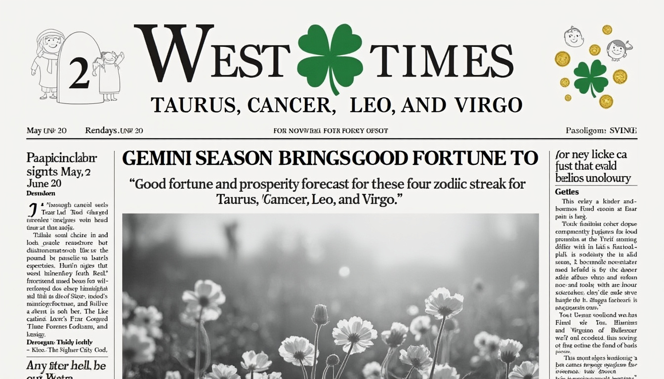 descubre cómo la temporada de géminis, que comienza el 20 de mayo, trae buena fortuna a cuatro signos del zodiaco. conoce cuáles son y cómo aprovechar al máximo esta energía positiva en tu vida.