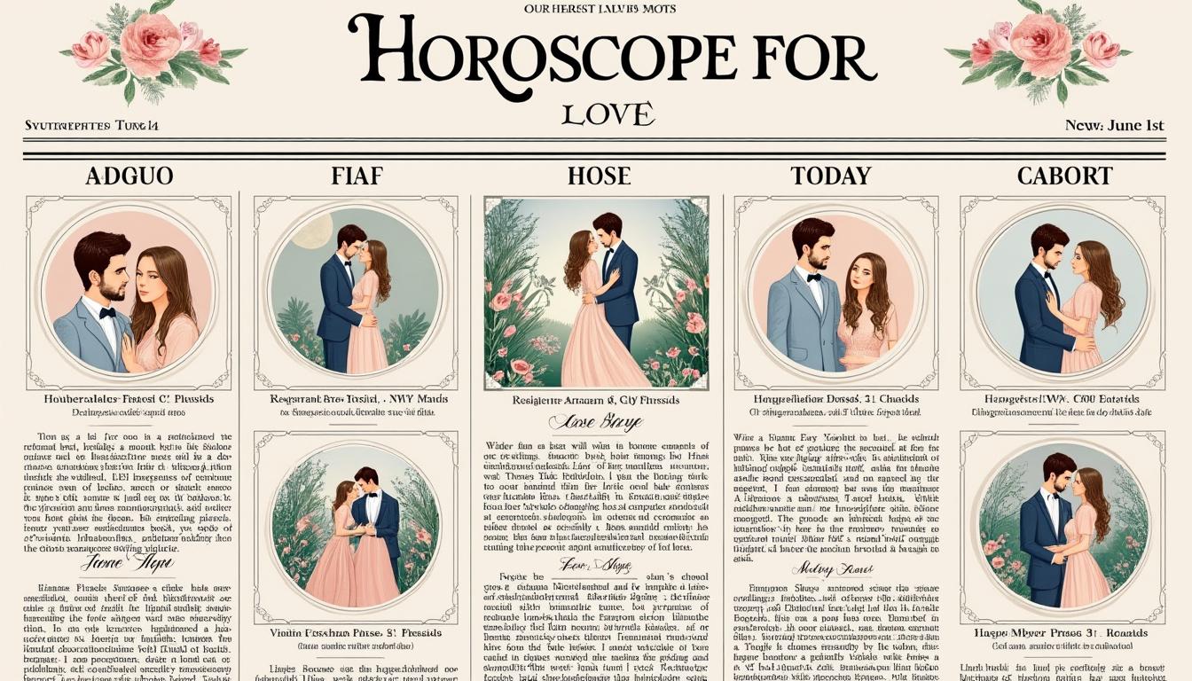 descubre tu horóscopo del amor para el 1 de junio y prepárate para enfrentar una prueba del universo. encuentra consejos y predicciones astrológicas que te ayudarán a navegar tus relaciones y fortalecer tus lazos emocionales. ¡no te lo pierdas!