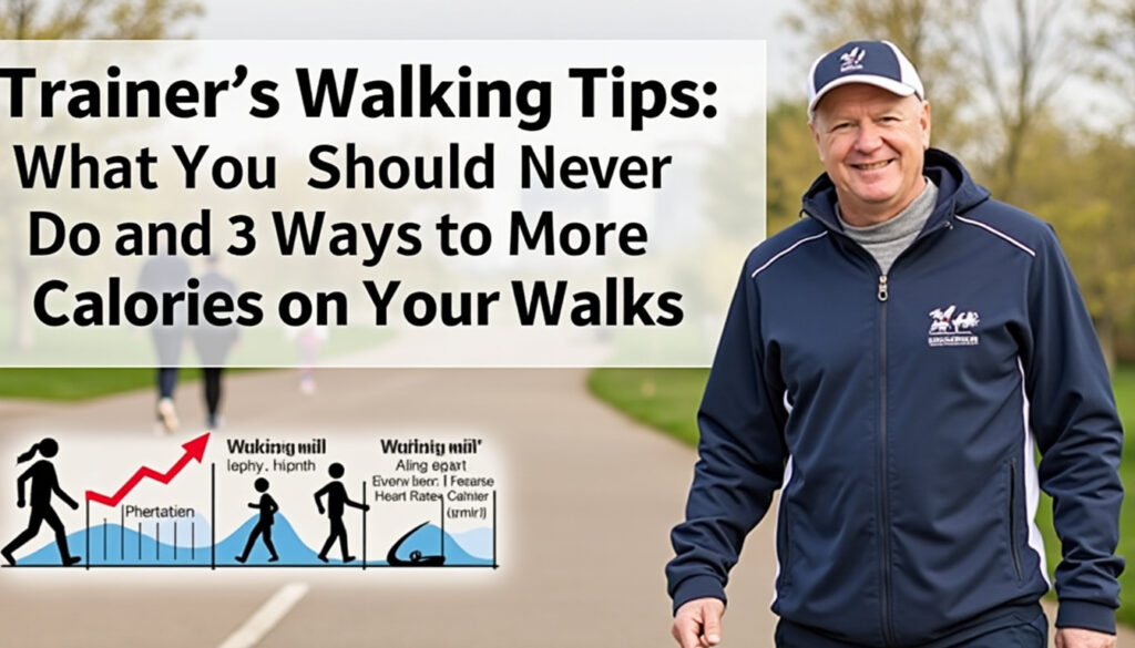 descubre los consejos imprescindibles de un entrenador sobre lo que nunca debes hacer al caminar. además, te presentamos tres opciones efectivas para aumentar la quema de calorías durante tus paseos y maximizar tus resultados.