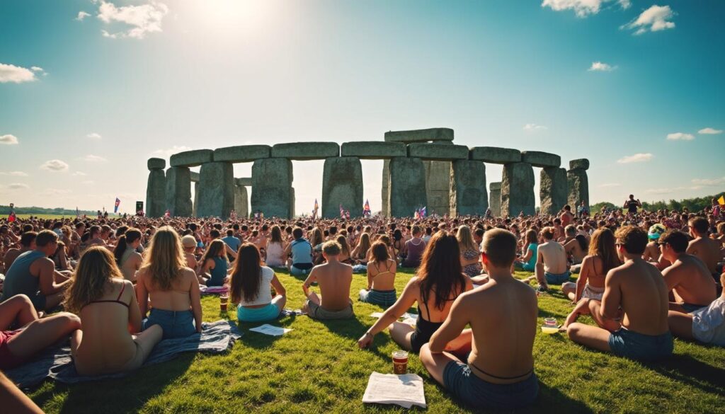 descubre cómo alrededor de 25.000 personas se reunieron en stonehenge para celebrar el solsticio de verano, desafiando las altas temperaturas de la ola de calor. una experiencia mágica llena de rituales y tradiciones que atrae a multitudes cada año.