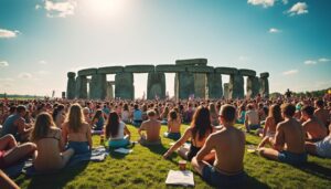 descubre cómo alrededor de 25.000 personas se reunieron en stonehenge para celebrar el solsticio de verano, desafiando las altas temperaturas de la ola de calor. una experiencia mágica llena de rituales y tradiciones que atrae a multitudes cada año.