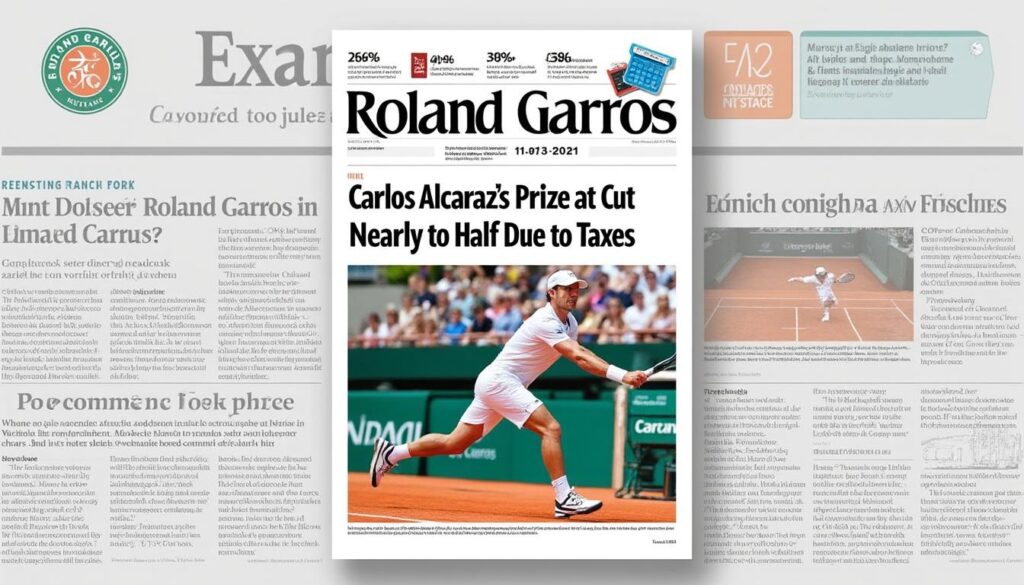 carlos alcaraz, la joven estrella del tenis, enfrentará una reducción significativa de casi el 50% en su premio monetario en roland garros debido a las altas tasas impositivas. descubre cómo esto afecta a los atletas y el impacto de los impuestos en sus ganancias.