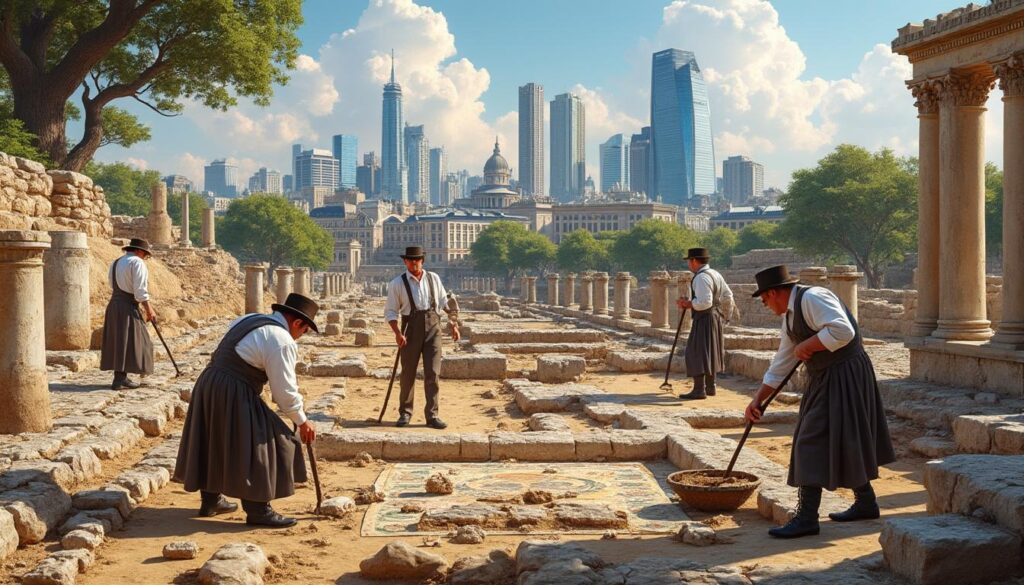 descubre la fascinante villa romana recreada por arqueólogos en londres, que nos transporta a beverly hills de hace 2.000 años. conoce la historia y el lujo de la vida en la antigüedad en esta extraordinaria excavación.