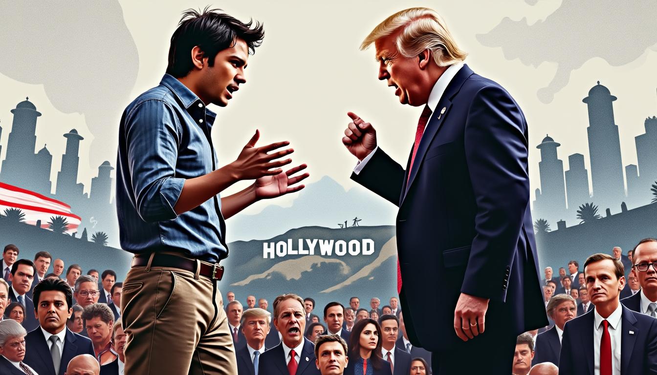 diego luna confronta a donald trump sobre la crisis migratoria en los ángeles, explorando las implicaciones políticas y sociales de la situación actual. un análisis profundo de la intersección entre arte y activismo.