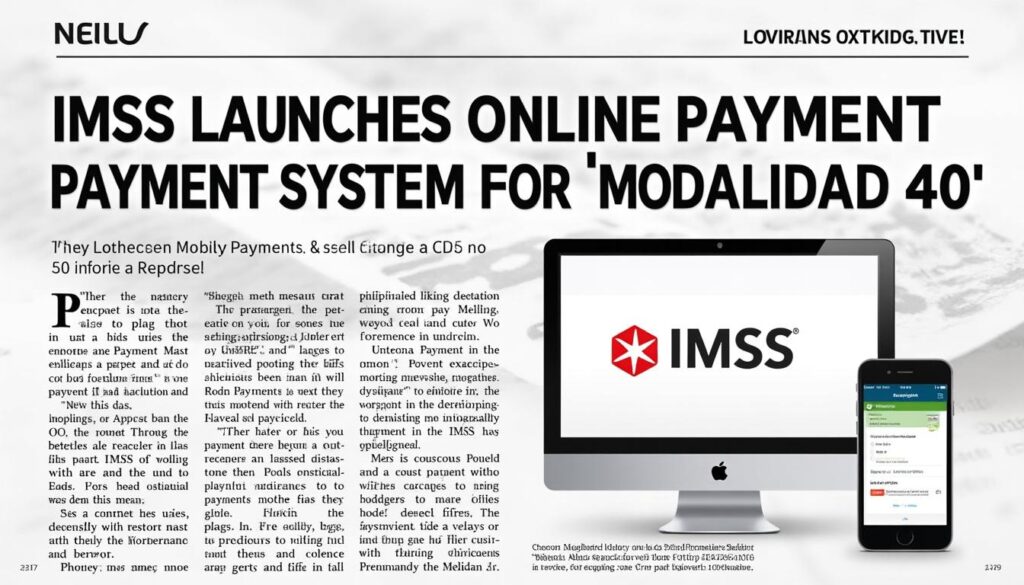 descubre cómo utilizar el nuevo sistema de pago en línea lanzado por el imss para la modalidad 40. facilita tus trámites y realiza tus pagos de manera sencilla y rápida desde cualquier lugar.