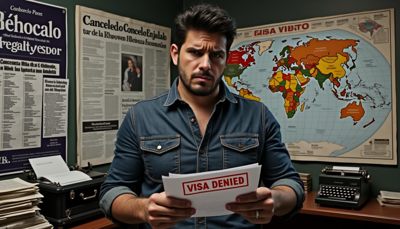el conocido cantante javier rosas se enfrenta a una difícil situación al perder su visa, lo que le obliga a cancelar su esperada gira por estados unidos. descubre todos los detalles de esta noticia que ha sorprendido a sus seguidores.