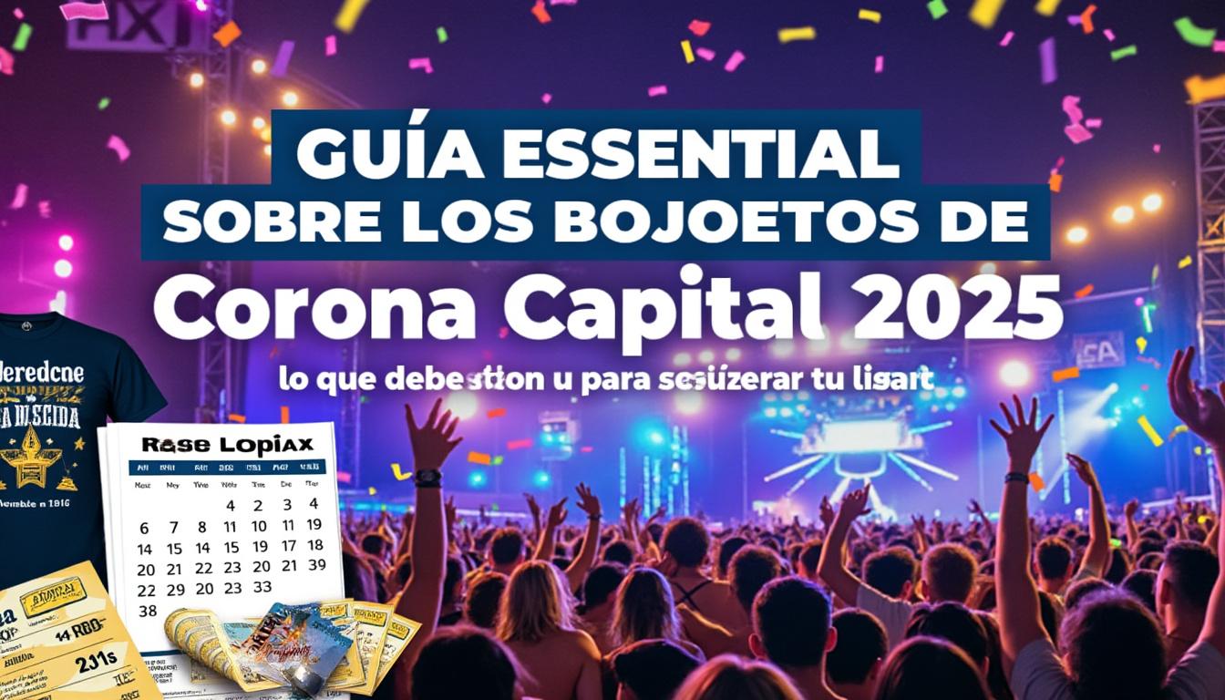descubre todo lo que necesitas saber sobre los boletos para el corona capital 2025. desde fechas de venta hasta consejos para asegurar tu lugar en este festival icónico. ¡prepárate para vivir una experiencia inolvidable!