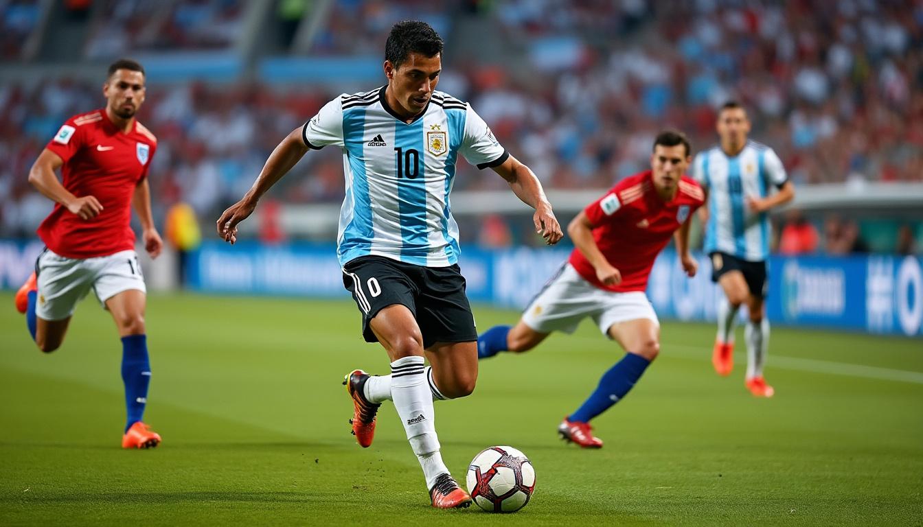 descubre cómo julián álvarez se convirtió en el héroe de argentina al marcar el gol decisivo en un emocionante partido contra chile, donde la selección mostró un juego espectacular en toda la cancha. ¡no te lo pierdas!