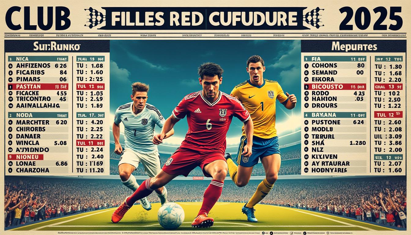 descubre todo sobre los encuentros de hoy en el mundial de clubes 2025. conoce los horarios, los canales de televisión y las mejores opciones para verlo en línea. ¡no te pierdas la emoción del fútbol internacional!