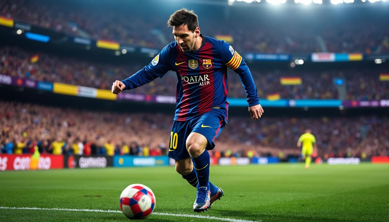 descubre cómo lionel messi sigue escribiendo su historia en el fútbol con un gol épico que refuerza su legado de récords. un viaje por sus mejores momentos y hazañas en el campo que lo convierten en una leyenda viva.