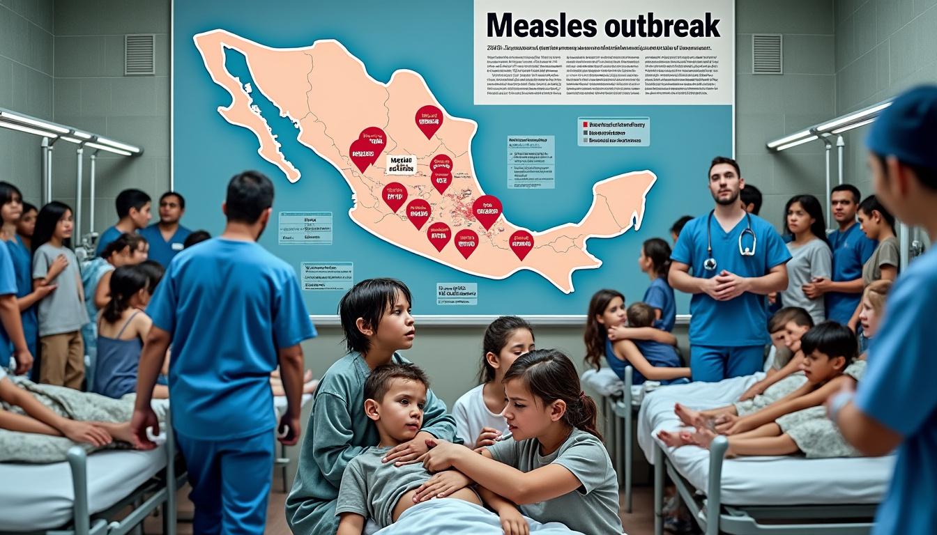 méxico enfrenta un grave brote de sarampión, con más de 2.500 contagios y nueve fallecimientos reportados. descubre cómo las autoridades están abordando esta crisis de salud pública y la importancia de la vacunación para prevenir la propagación de esta enfermedad.