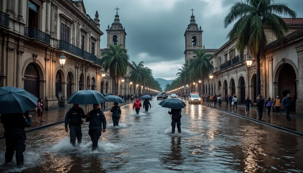 un fuerte temporal de lluvias afecta actualmente las localidades de león, san miguel de allende, dolores hidalgo y guanajuato, generando inundaciones y alterando la vida cotidiana de sus habitantes. mantente informado sobre las medidas de seguridad y las recomendaciones para enfrentar este fenómeno meteorológico.