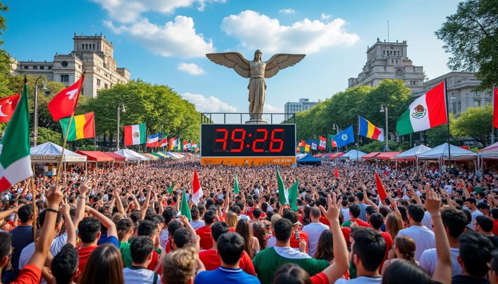descubre cómo la ciudad de méxico se alista para el mundial 2026 con un impresionante reloj cuenta regresiva que marca la emoción y la espera. ¡la cuenta regresiva ha comenzado!