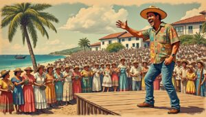 descubre la fascinante trayectoria de tico mendoza, un comediante que ha sabido capturar y celebrar la riqueza cultural de costa chica. a través de su humor genuino, rinde homenaje a las tradiciones y costumbres de esta región, llevando su alegría a un público diverso y enamorando a todos con su carisma.