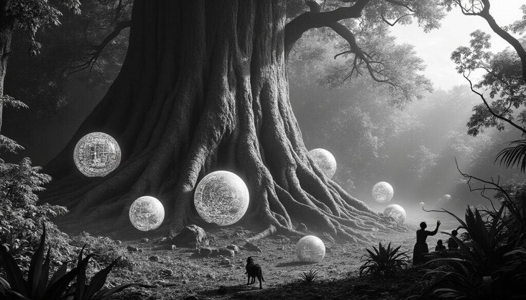 descubre el misterio que envuelve la caída de un árbol en el amazonas, desvelando siete grandes esferas que pertenecen a una civilización avanzada olvidada. una historia fascinante de arqueología y secretos ocultos en la selva.