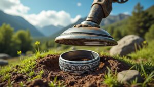 descubre cómo un detector de metales revela un impresionante brazalete vikingo de hace mil años, desenterrando una pieza única de historia que nos conecta con el pasado. ¡una aventura arqueológica fascinante!