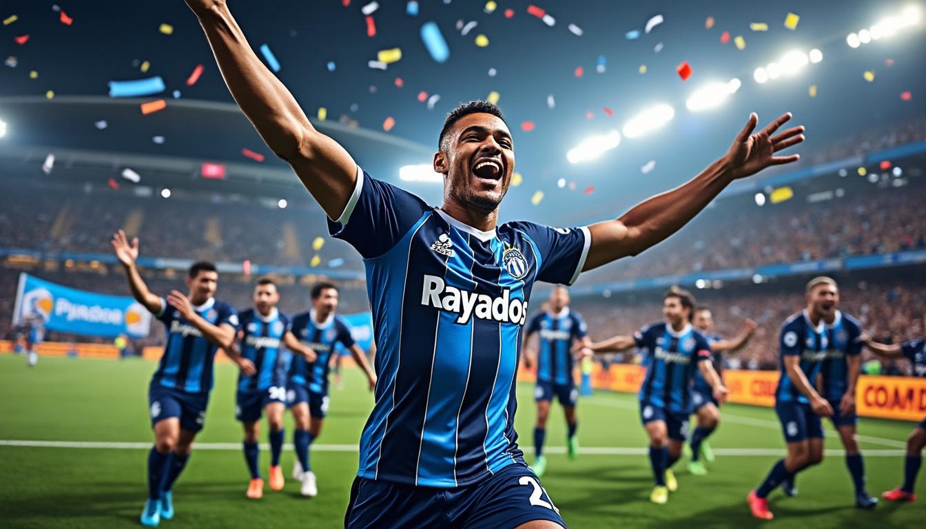 berterame destaca con un impresionante triplete que guía a rayados hacia una victoria contundente en la liga, consolidándose como el héroe del partido.
