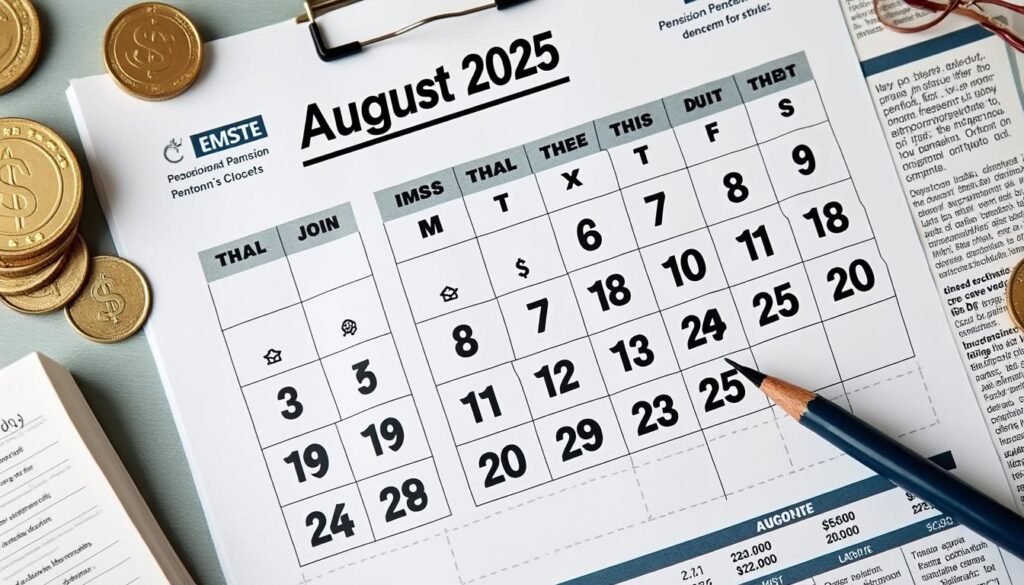 consulta el calendario de pagos de pensiones del imss e issste para agosto de 2025. mantente informado sobre las fechas exactas de depósito y asegura que recibas tus beneficios a tiempo.