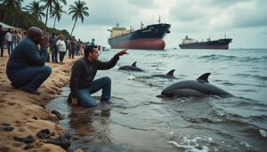 descubre cómo los derrames de dos petroleros amenazan la vida marina y el turismo en rusia, afectando a bañistas y delfines. un análisis profundo del impacto ambiental y económico en regiones costeras.