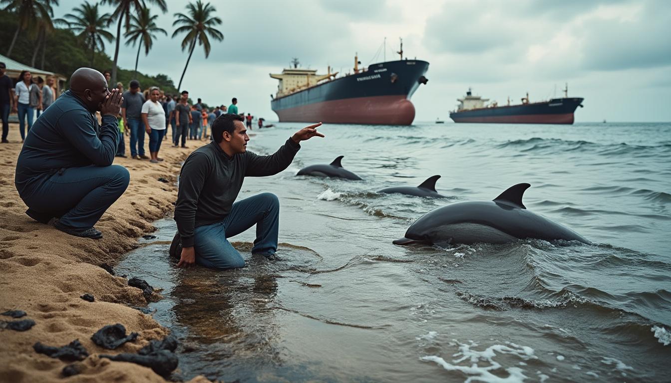 descubre cómo los derrames de dos petroleros amenazan la vida marina y el turismo en rusia, afectando a bañistas y delfines. un análisis profundo del impacto ambiental y económico en regiones costeras.