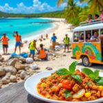 descubre el turismo consciente en san andrés a través de chivas y rondones, mientras participas en la limpieza de playas. vive una experiencia única que combina diversión y responsabilidad ecológica en este paraíso caribeño.