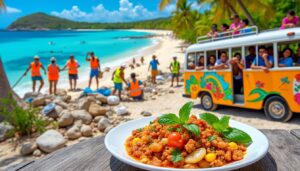 descubre el turismo consciente en san andrés a través de chivas y rondones, mientras participas en la limpieza de playas. vive una experiencia única que combina diversión y responsabilidad ecológica en este paraíso caribeño.