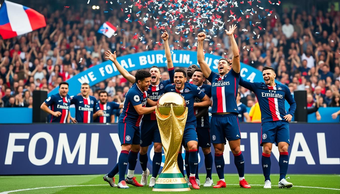 el psg hace historia al convertirse en el primer equipo francés en alcanzar la final mundial, un logro que marca un hito en el fútbol y resalta el talento y la dedicación del club. descubre cómo el equipo ha trabajado para llegar a este histórico momento.
