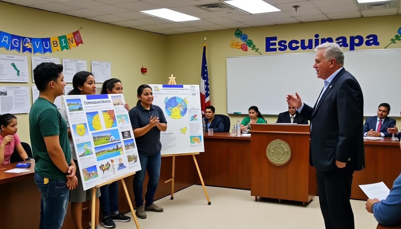 descubre cómo los estudiantes de turismo de utesc presentan innovadores proyectos que benefician a las comunidades de escuinapa en colaboración con el presidente municipal. una iniciativa que impulsa el desarrollo local y fortalece los lazos comunitarios.