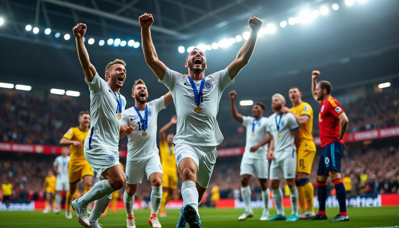 inglaterra reivindica su grandeza al conquistar nuevamente el título europeo tras una emocionante final en la que supera a españa en la tanda de penaltis. revive los momentos más intensos de este emocionante enfrentamiento y la lucha por el trofeo.