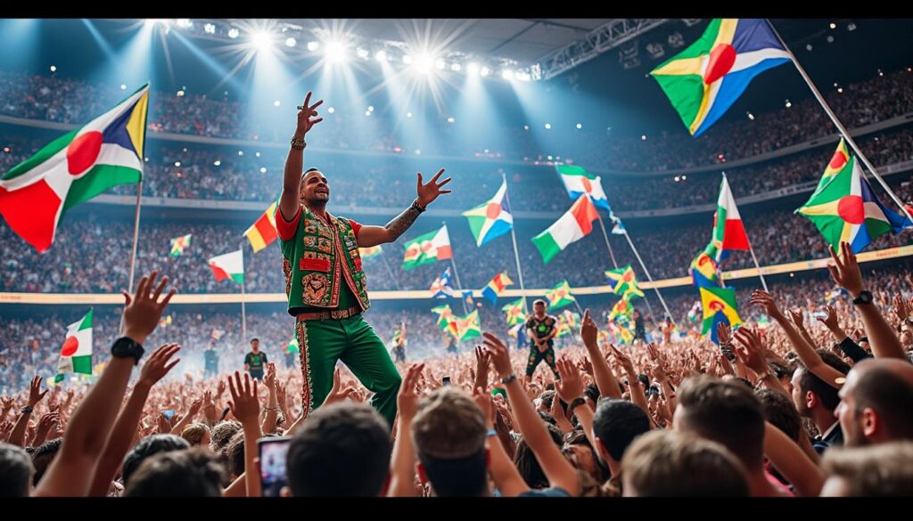 descubre cómo j balvin incorporó su inconfundible ritmo latino en la gran final del mundial, mientras coldplay ofreció una actuación sorprendente que dejó a todos boquiabiertos. una fusión de géneros que celebró la pasión del fútbol y la música en un evento inolvidable.