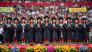 descubre cómo méxico rinde homenaje a los estudiantes migrantes en sus ceremonias de graduación, celebrando su esfuerzo y dedicación en un evento emotivo que resalta la importancia de la inclusión y la diversidad en la educación.
