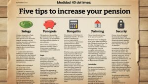 descubre cómo mejorar tu pensión con la modalidad 40 del imss. en este artículo, te ofrecemos cinco consejos prácticos para maximizar tus ahorros y asegurar un futuro financiero más estable.