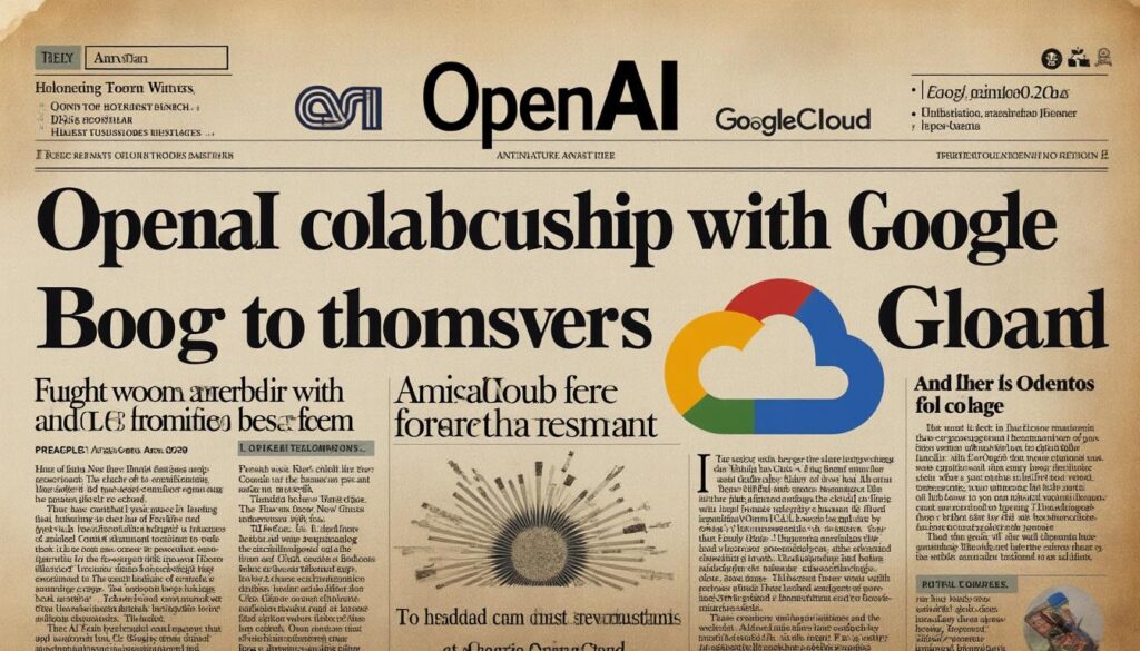 descubre cómo openai y google cloud unen fuerzas para transformar el futuro de la inteligencia artificial y potenciar el crecimiento de ambas empresas en el mundo tecnológico.