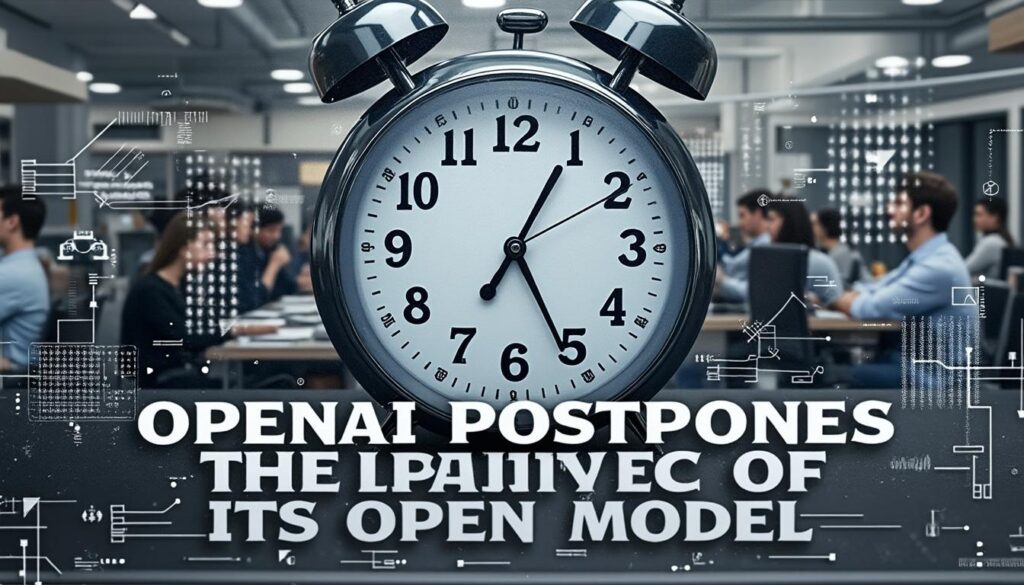 openai ha decidido posponer indefinidamente el lanzamiento de su modelo abierto, generando expectativas y preguntas en la comunidad tecnológica sobre el futuro de la inteligencia artificial y su accesibilidad. descubre las implicaciones de esta decisión.