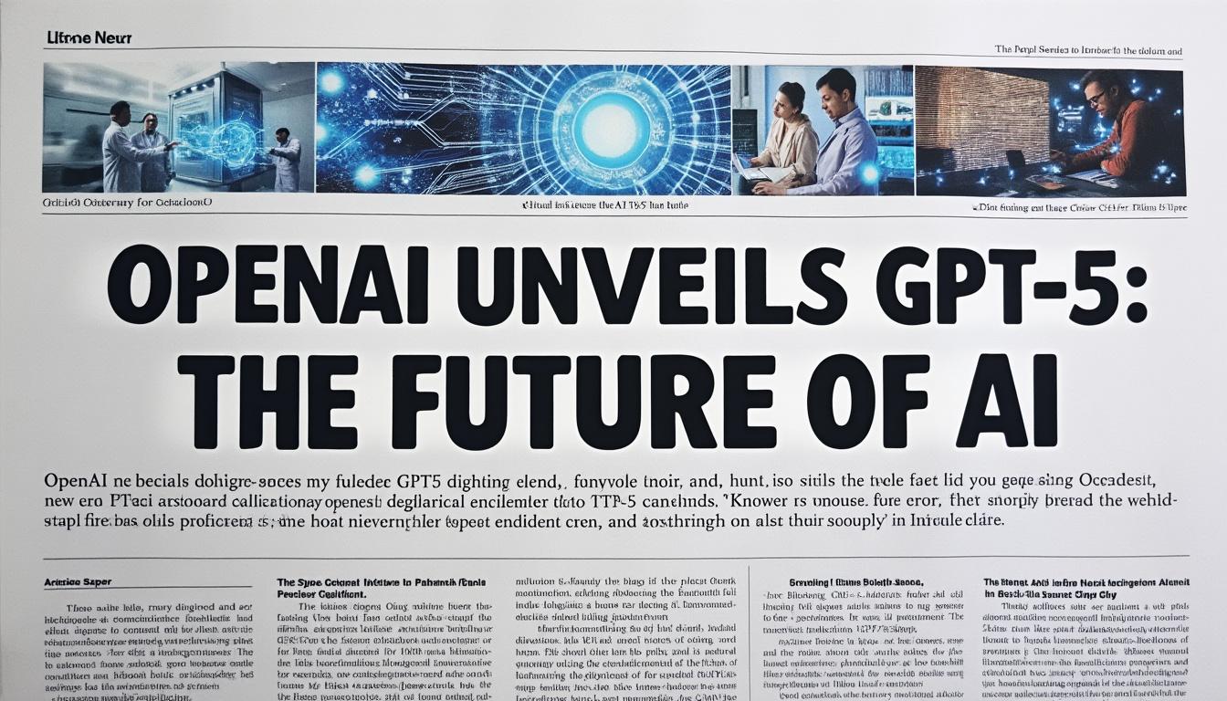 descubre las revolucionarias características de gpt-5 de openai, el nuevo modelo de lenguaje que promete transformar la inteligencia artificial. prepárate para una experiencia innovadora que cambiará la forma en que interactuamos con la tecnología.
