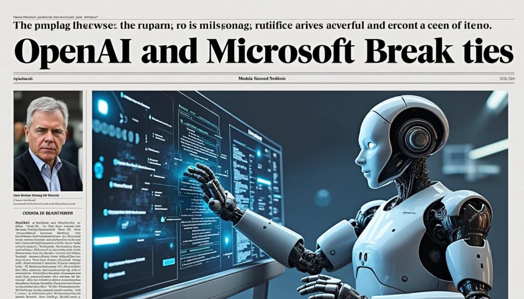 descubre cómo la ruptura entre openai y microsoft redefinirá su colaboración y qué implicaciones tendrá la inteligencia artificial general en el futuro de la tecnología. análisis de los efectos en la industria y las expectativas de desarrollo.