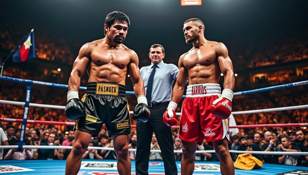 ¡no te pierdas el regreso de pacquiao del retiro! enfrentará a mario barrios por el título mundial. descubre aquí los horarios, dónde verlo y toda la información que necesitas para disfrutar de este emocionante combate.