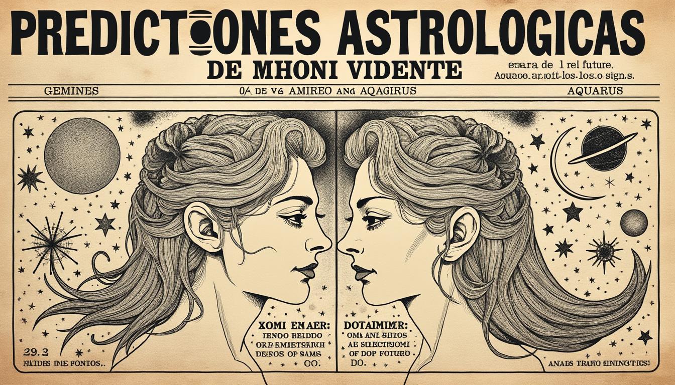 descubre las predicciones astrológicas de mhoni vidente para el 1 de julio de 2025. conoce qué les depara el futuro a géminis, acuario y todos los signos del zodiaco. ¡prepárate para lo que el universo tiene reservado para ti!