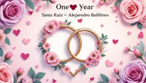 tania ruiz celebra un año de amor al lado de alejandro baillères, compartiendo un emotivo mensaje que destaca su conexión y momentos especiales juntos. descubre cómo han fortalecido su relación en este periodo significativo.