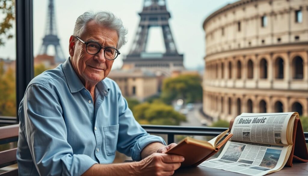 descubre la inspiradora historia de un jubilado de 82 años que utiliza su pensión para recorrer europa. aprende por qué considera que viajar debería ser una materia obligatoria y cómo sus aventuras han transformado su visión de la vida.