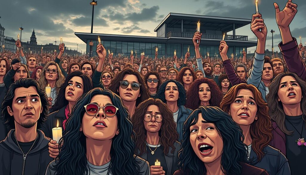 asiste a un emotivo homenaje en birmingham, donde una multitud conmovedora celebra la vida y el legado de ozzy osbourne en su funeral. un tributo lleno de amor y recuerdos que une a fanáticos y seres queridos.