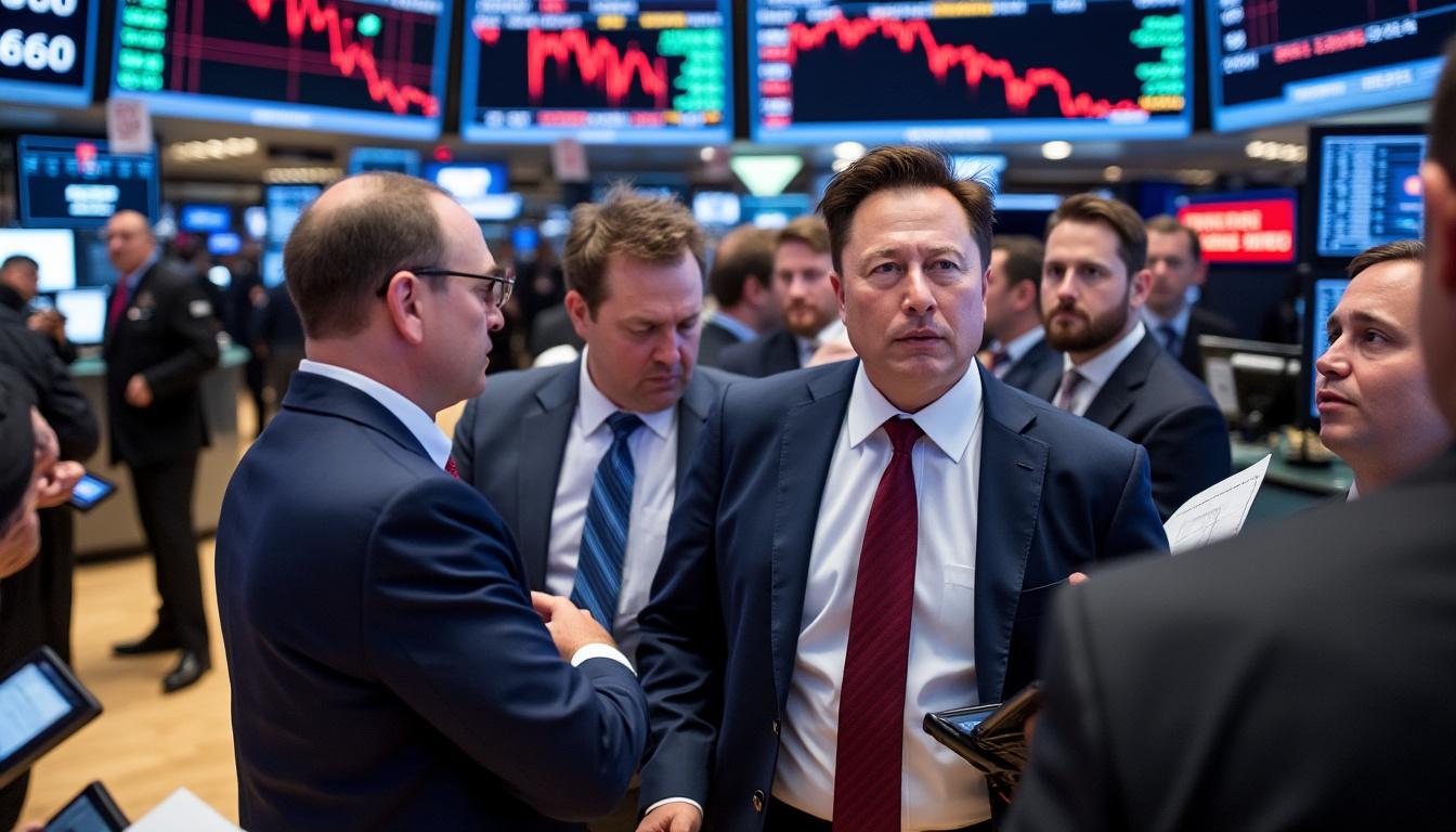 descubre cómo wall street prevé un posible colapso de tesla y las crecientes dudas de los inversionistas sobre el liderazgo de elon musk. análisis de las tendencias del mercado y la confianza en la industria automotriz.