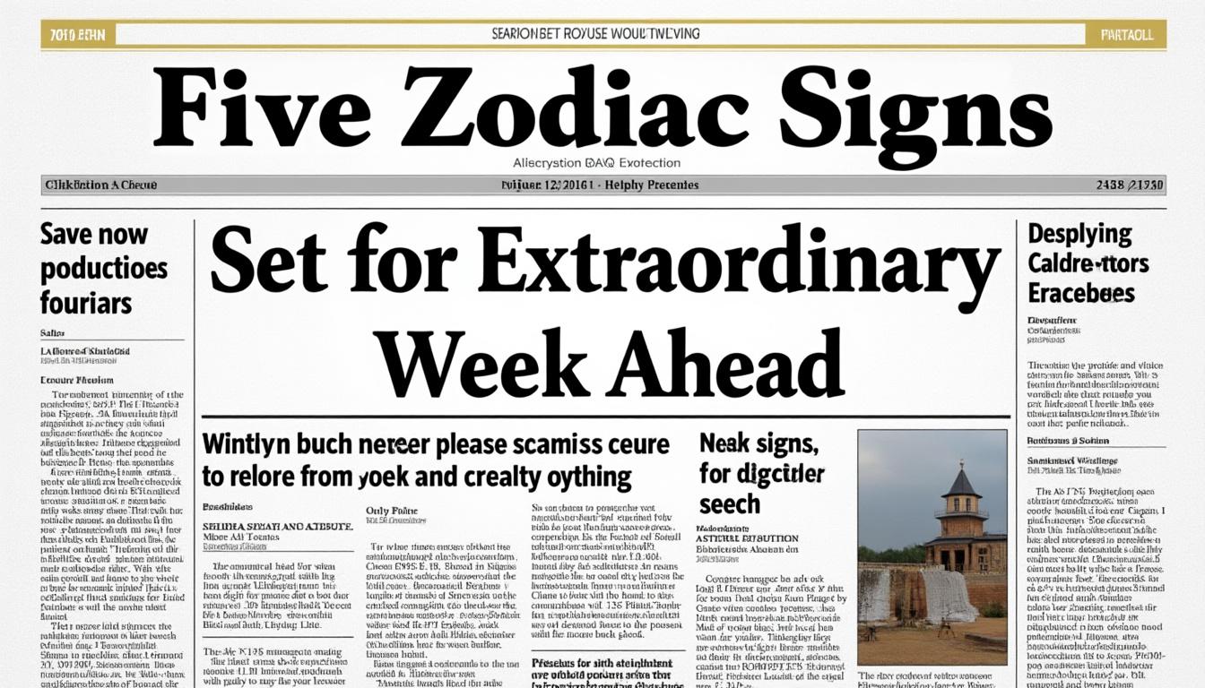 descubre cuáles son los cinco signos del zodiaco que disfrutarán de los mejores horóscopos esta semana, a partir del 21 de julio. ¡prepárate para aprovechar al máximo las predicciones astrológicas que transformarán tu semana!