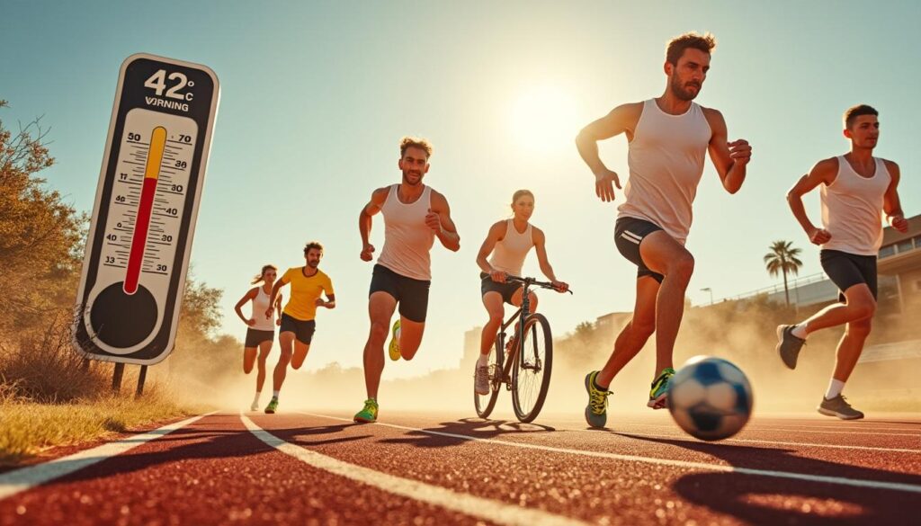 hacer ejercicio o practicar deportes en condiciones de calor extremo puede poner en riesgo tu salud. descubre los peligros asociados y cómo mantenerte seguro mientras te ejercitas en climas calurosos.