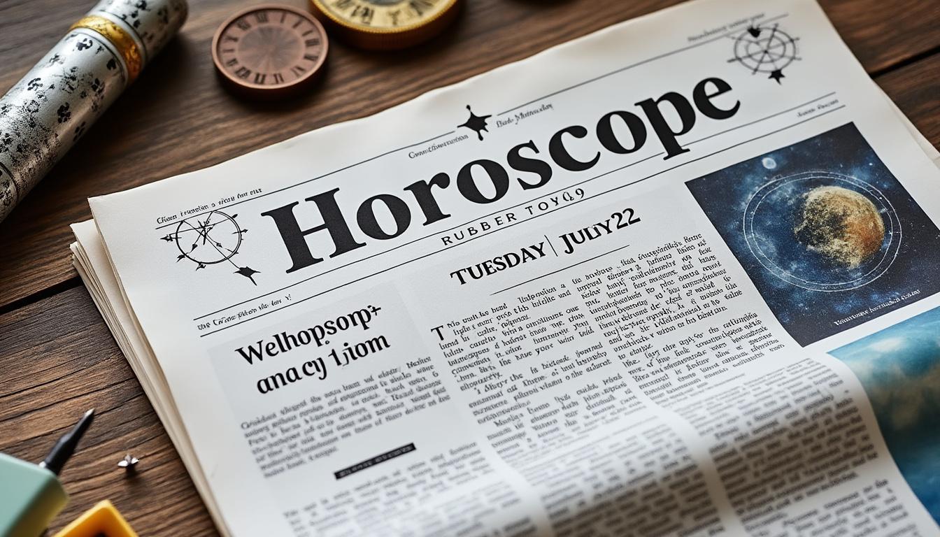 descubre lo que los astros tienen reservado para ti en tu horóscopo diario del martes 22 de julio. consejos y predicciones astrológicas para guiar tu día.