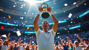 carlos alcaraz se proclama campeón del masters de cincinnati después de la retirada de jannik sinner, consolidando su posición como una de las grandes promesas del tenis mundial.