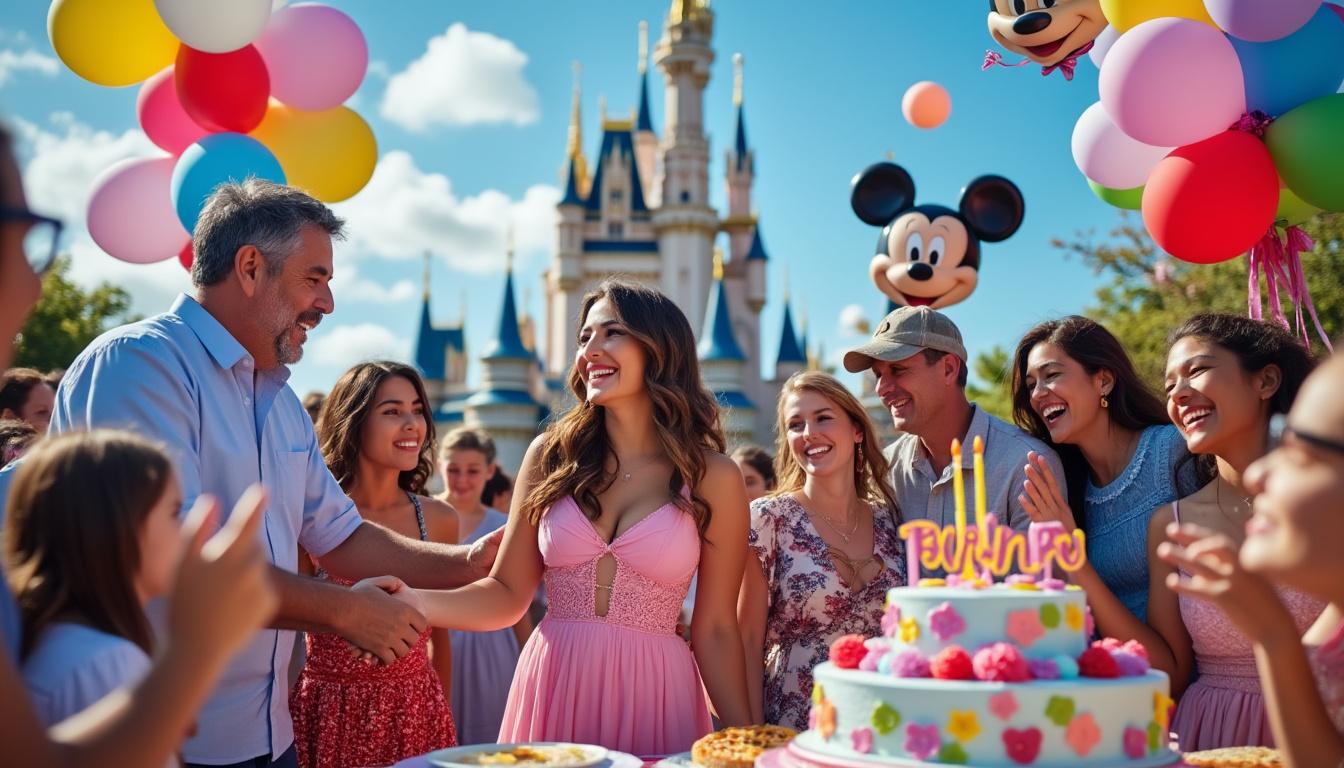 belinda celebra su cumpleaños en disney acompañada por el político josé luis garcía parra. descubre todos los detalles de esta exclusiva fiesta llena de magia y sorpresas.