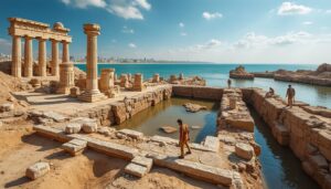 descubre cómo egipto ha restaurado una parte de la legendaria ciudad de canopo, sumergida durante más de dos mil años cerca de alejandría, revelando nuevos hallazgos arqueológicos y vestigios de la historia antigua.