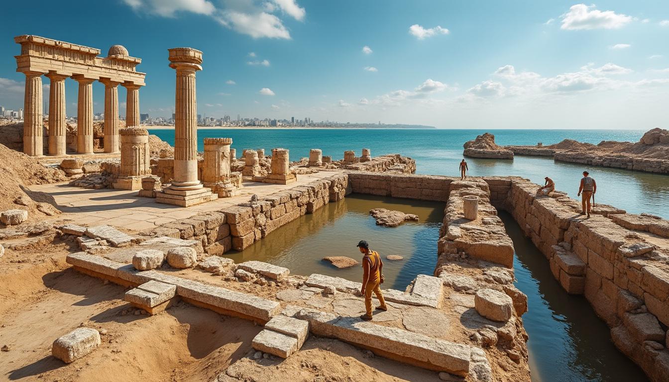 descubre cómo egipto ha restaurado una parte de la legendaria ciudad de canopo, sumergida durante más de dos mil años cerca de alejandría, revelando nuevos hallazgos arqueológicos y vestigios de la historia antigua.