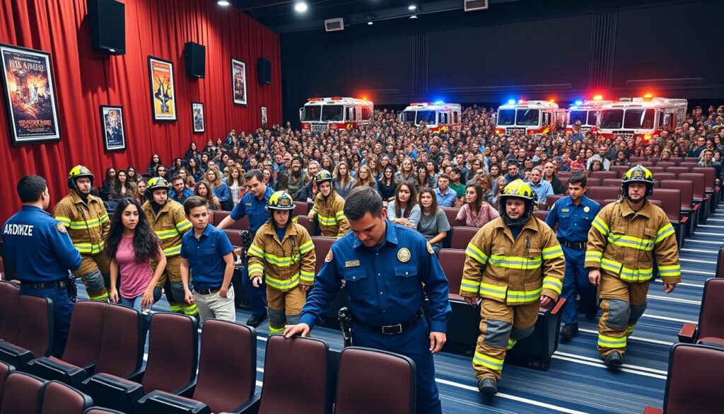 el condado de hamilton llevó a cabo un simulacro de emergencia en un cine local para mejorar la preparación y la respuesta ante situaciones críticas, involucrando a los servicios de emergencia y la comunidad.